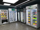 умный автомат холодильника с овощем продажи читателя кредитной карточки, плодом, замороженным мясом