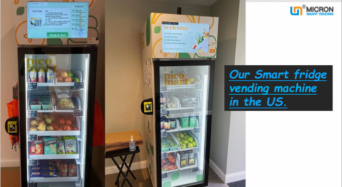 Система охлаждения замораживателя автомата мороженого с читателем карты экрана касания в США