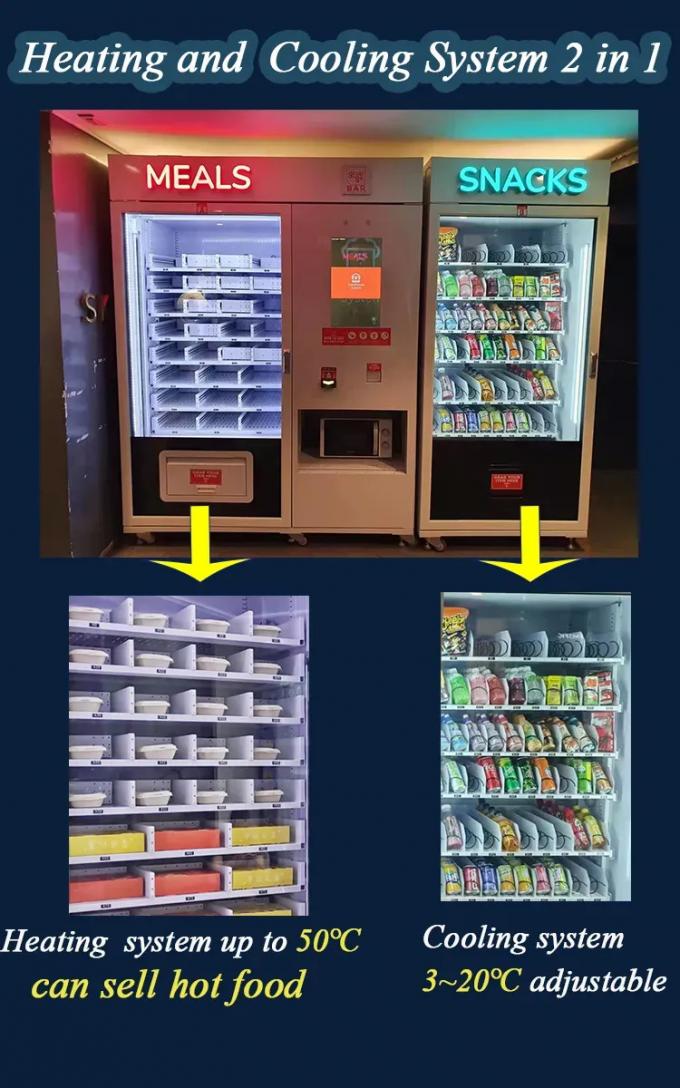 Нагревать и система охлаждения автомата еды микрона сваренные едой