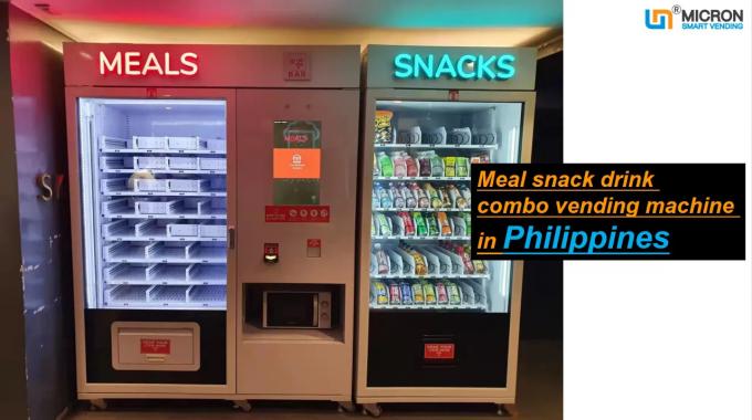 Автомат еды микрона сваренный едой на Филиппинах