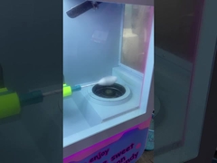 Микрон Уличный Продовольственный Бизнес Машина для продажи хлопкового конфета с 32 фруктовыми ароматами и цветочной формой