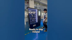 Автомат с шкафчиком рядом, добавление шкафчика увеличивает возможность продажи большего продукта.