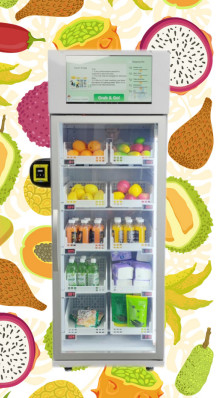 Автомат сельскохозяйственной продукции овоща свежих фруктов с экраном касания системы охлаждения