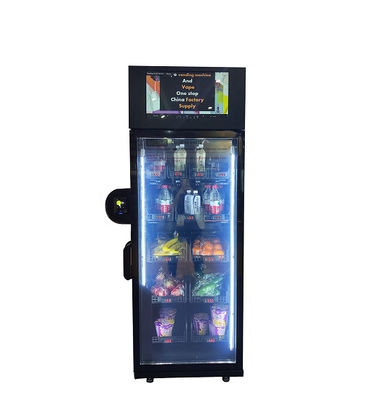 КАЧЕСТВО  240V Smart Fridge for snack cold drink Vending Machine with nayax card reader фабрика