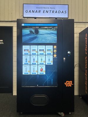 Закуски Напитки Торговый автомат Система охлаждения 3-20℃ Регулируемый большой экран автомат по продаже напитков