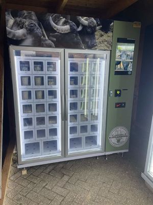 Удобный и универсальный -22°C до 20°C торговый автомат с морозильными камерами и диапазоном температур