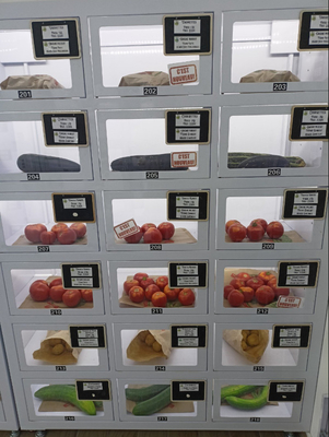 Шкафчики большой емкости автомата свежих продуктов хлебов во Франции