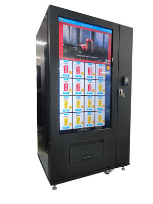 Закуски Напитки Торговый автомат Система охлаждения 3-20℃ Регулируемый большой экран автомат по продаже напитков