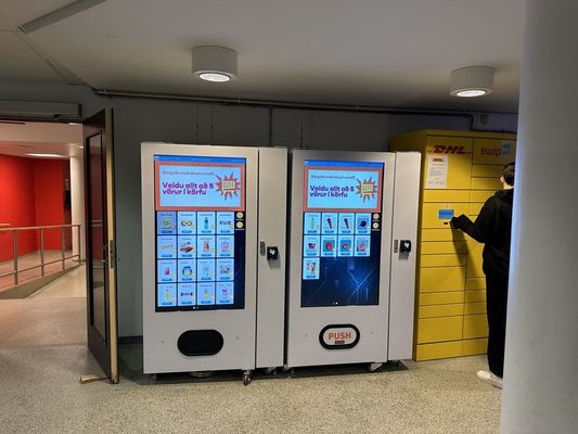 Косметический торговый автомат с полным сенсорным экраном регулируемые товары слоты для помады ресницы косметические изделия