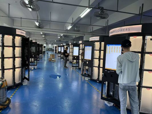 Удобный и шкафчик торговый автомат для торговых центров прочный листовой металл рама 420 кг вместимость