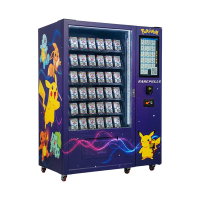 Durable Toy Vending Machine Designed for Safe Dispensing of Pokemon TCG Packs with Enhanced Customer Browsing Experience