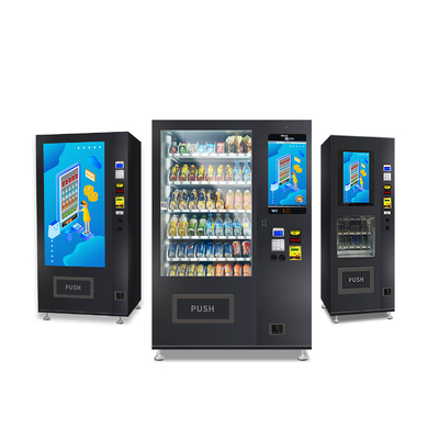 Автомат легких закуск Cashless с сенсорным экраном, спиралью, транспортером, средством доставки Pushrod, микроном