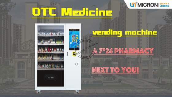 24 собственной личности обслуживания OTC медицины автомата касания экрана часа торгового автомата машины с умной системой